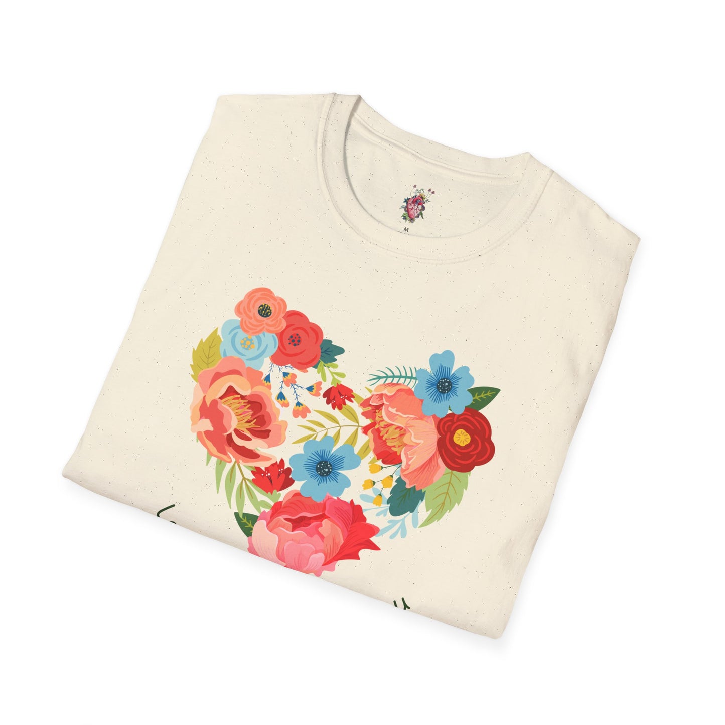 Love blooms within you Unisex Softstyle T-Shirt