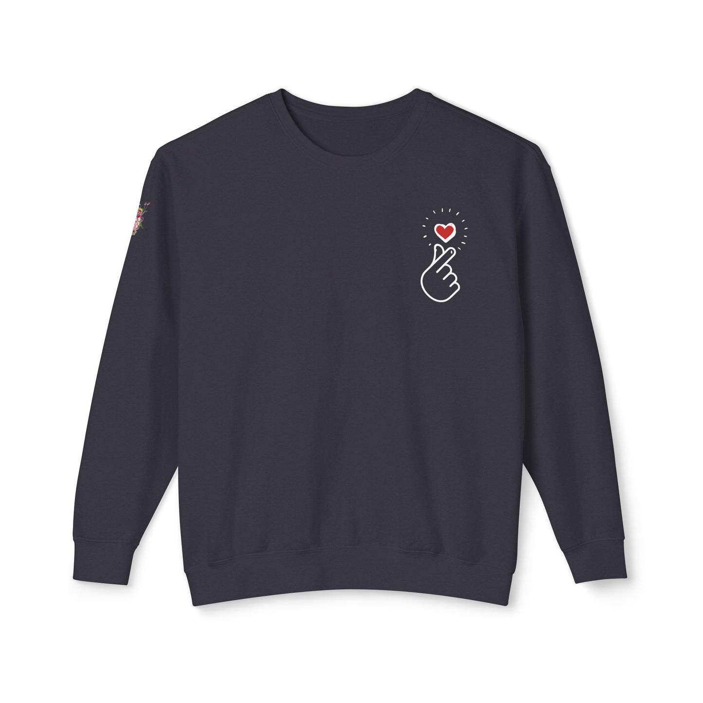 Small Heart - Unisex Lightweight Crewneck Sweatshirt