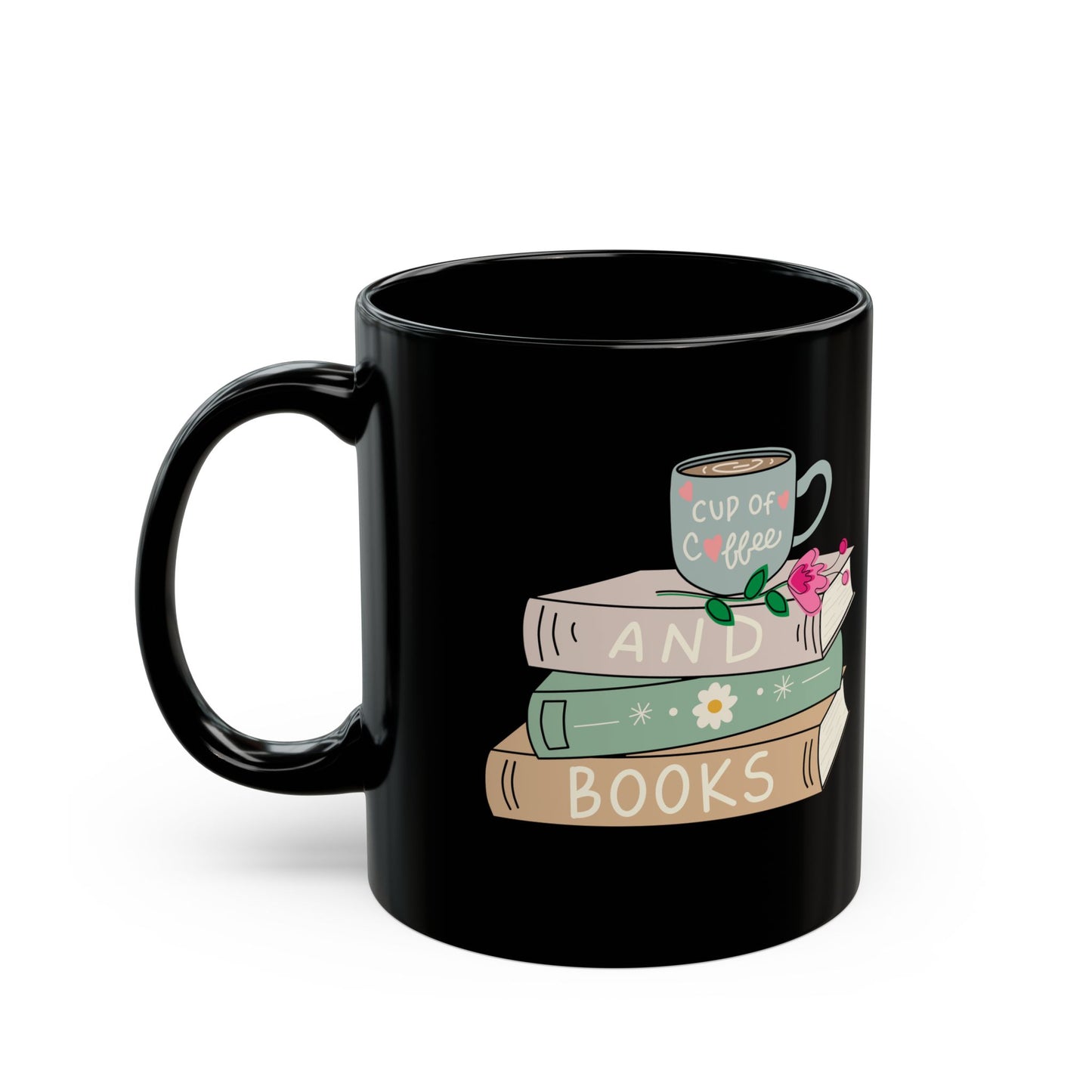 Books Black Mug (11oz, 15oz)