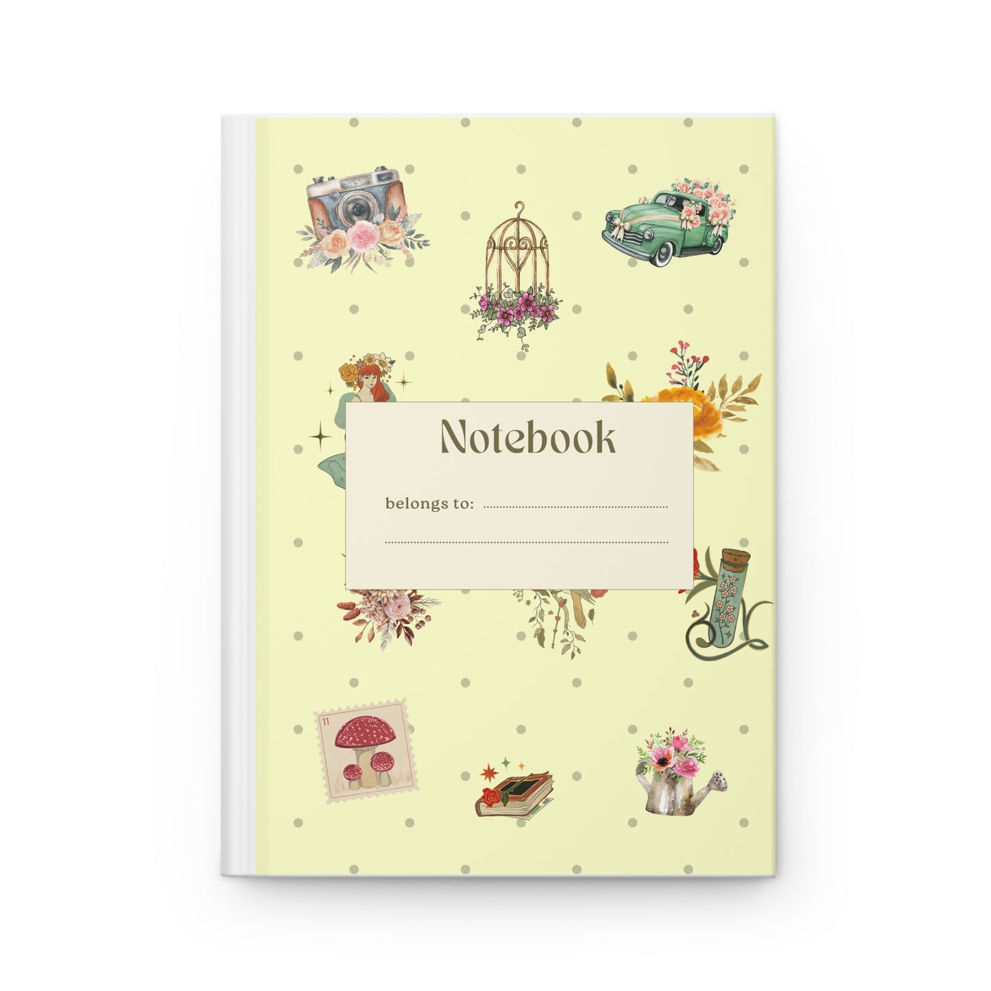 Vintage Hardcover Journal Matte