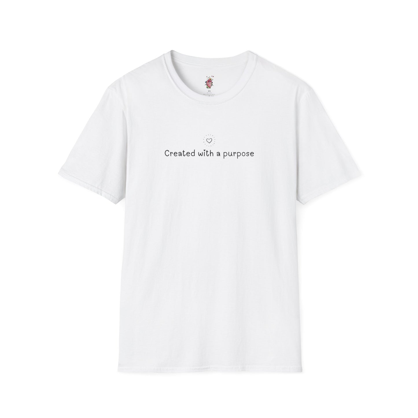 Created with a Purpose -Unisex Softstyle T-Shirt