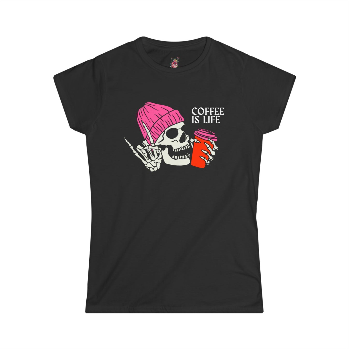 Coffee is life - Women's Softstyle Tee