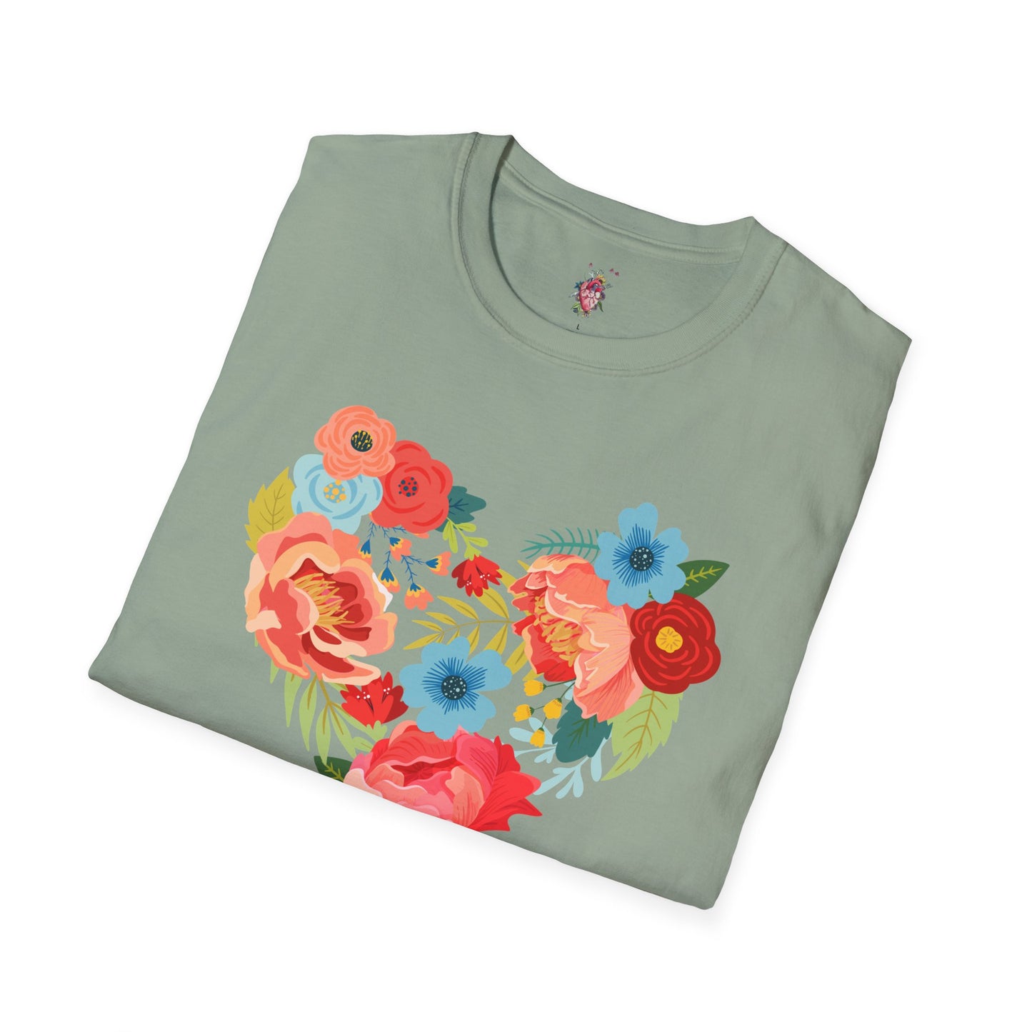 Love blooms within you Unisex Softstyle T-Shirt