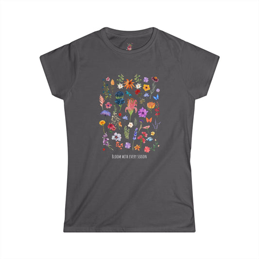 Bloom with every season - Women's Softstyle Tee