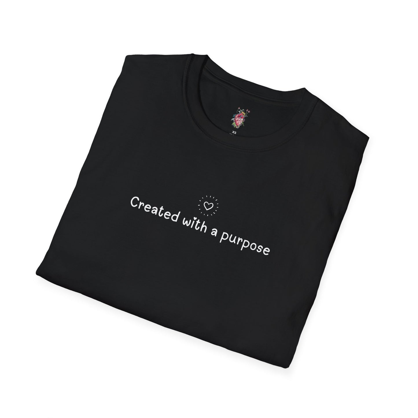 Created with a Purpose -Unisex Softstyle T-Shirt