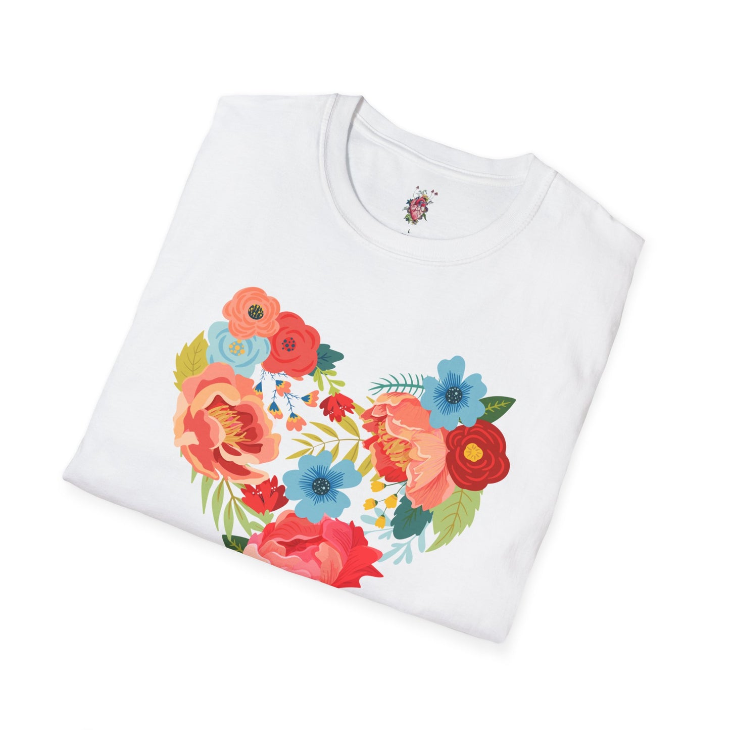 Love blooms within you Unisex Softstyle T-Shirt