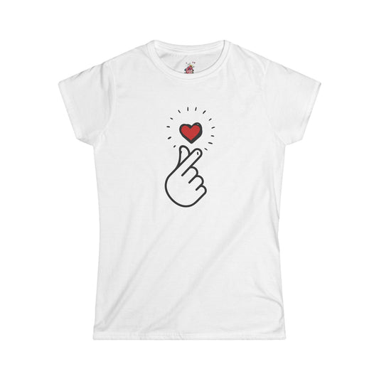 Small Heart- Women's Softstyle Tee