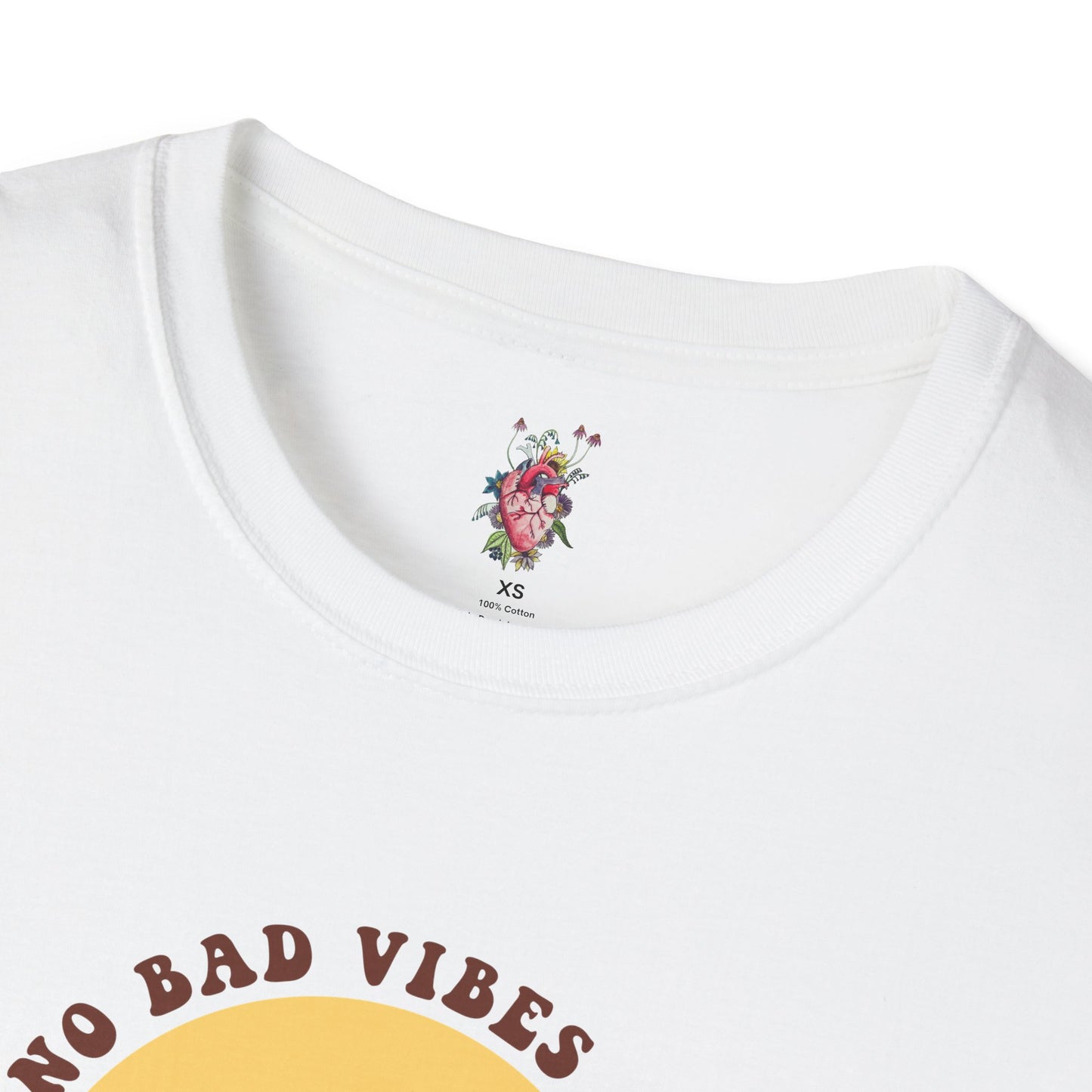 No bad Vibes Unisex Softstyle T-Shirt