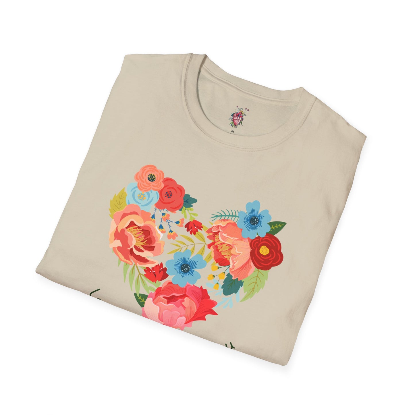 Love blooms within you Unisex Softstyle T-Shirt