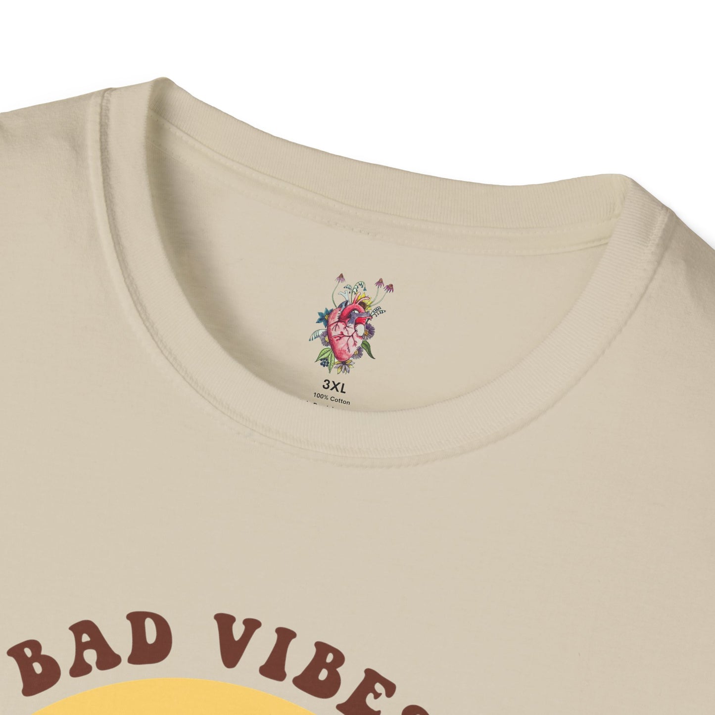 No bad Vibes Unisex Softstyle T-Shirt