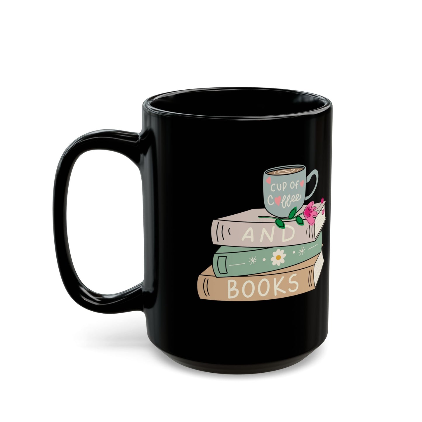 Books Black Mug (11oz, 15oz)