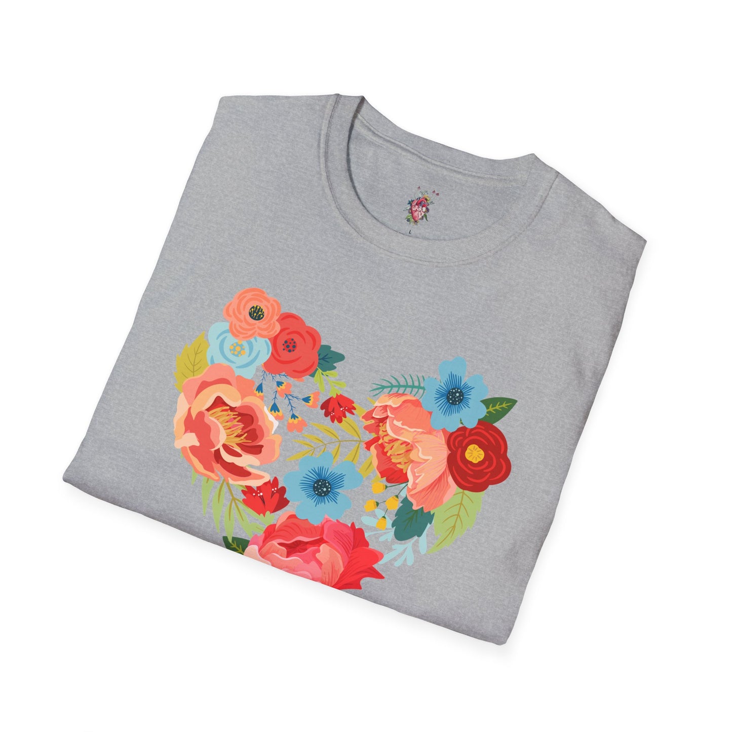 Love blooms within you Unisex Softstyle T-Shirt