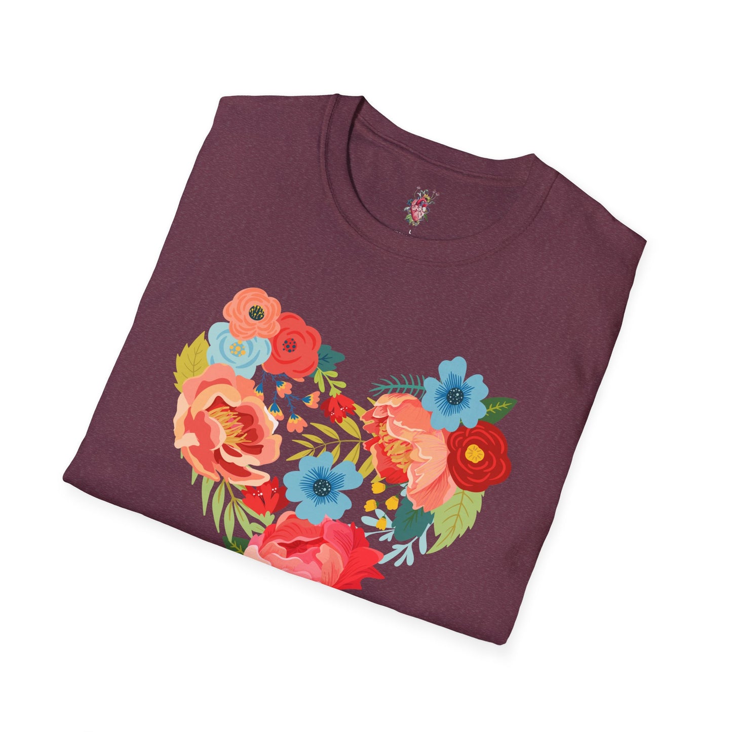 Love blooms within you Unisex Softstyle T-Shirt