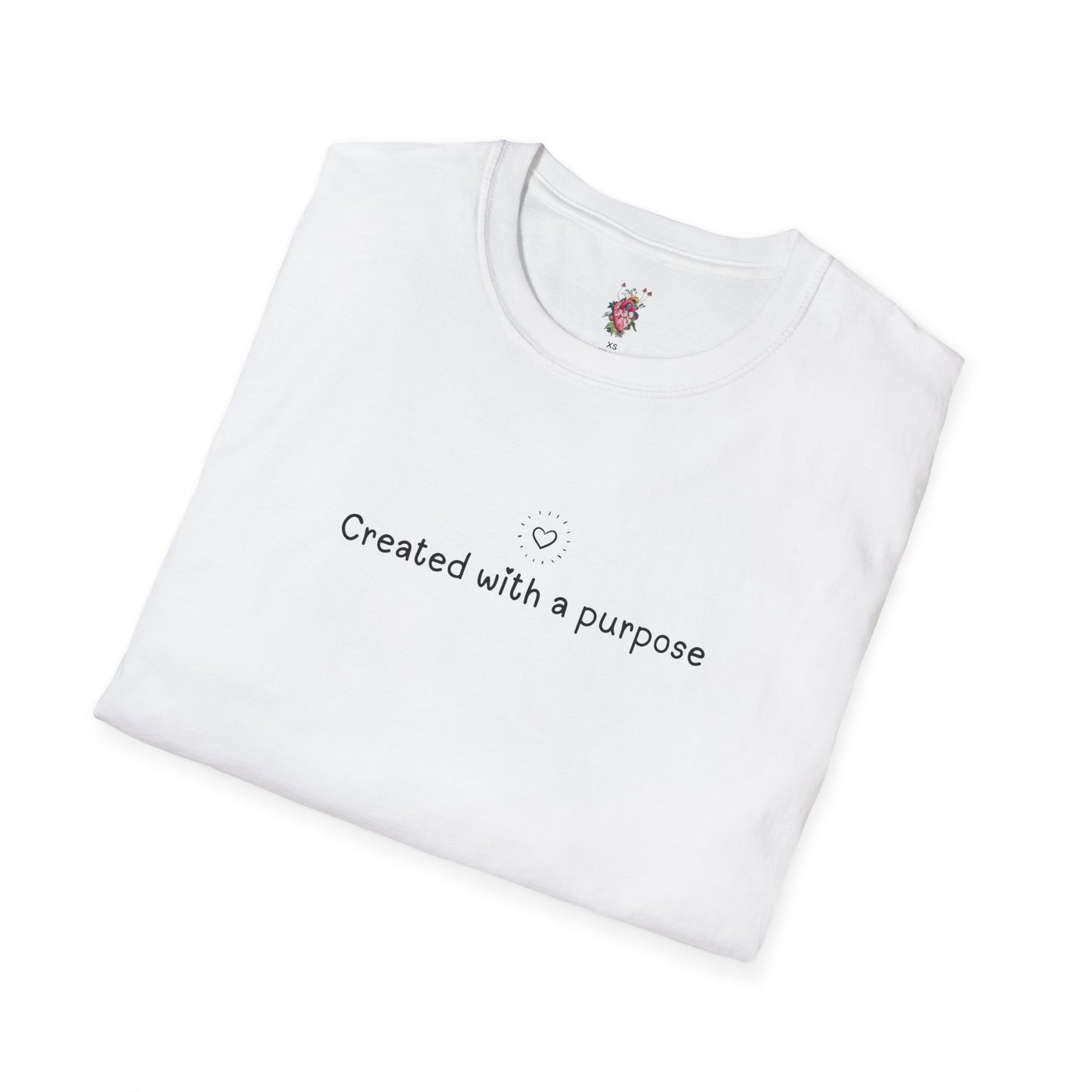 Created with a Purpose -Unisex Softstyle T-Shirt