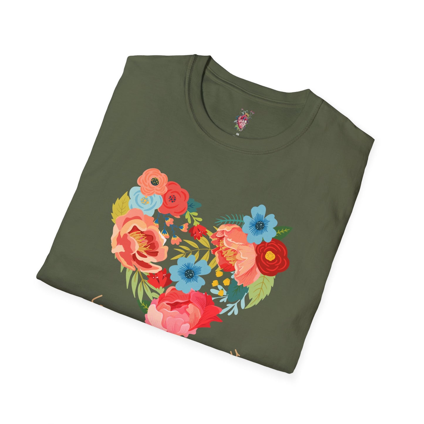 Love blooms within you Unisex Softstyle T-Shirt