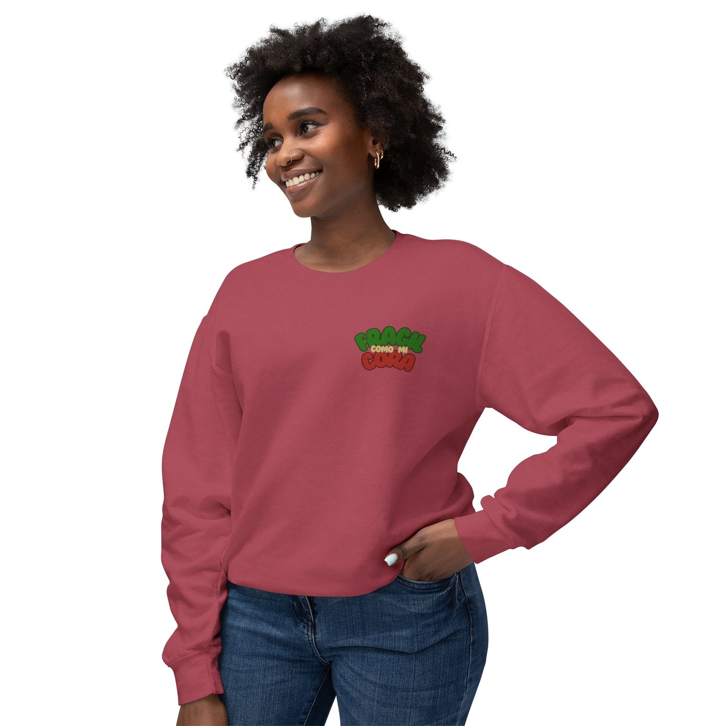 - Mazapan - Unisex Lightweight Crewneck Sweatshirt