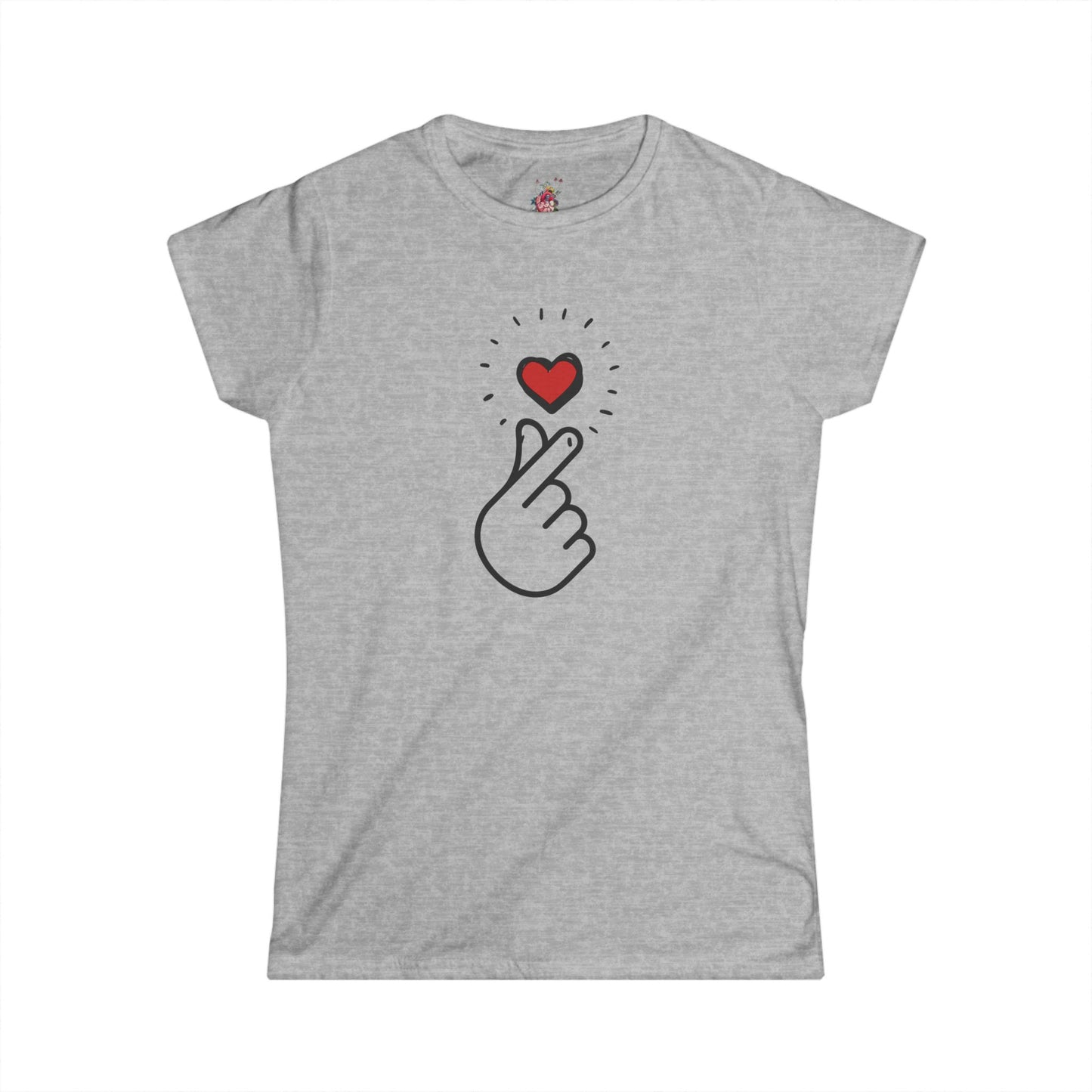 Small Heart- Women's Softstyle Tee